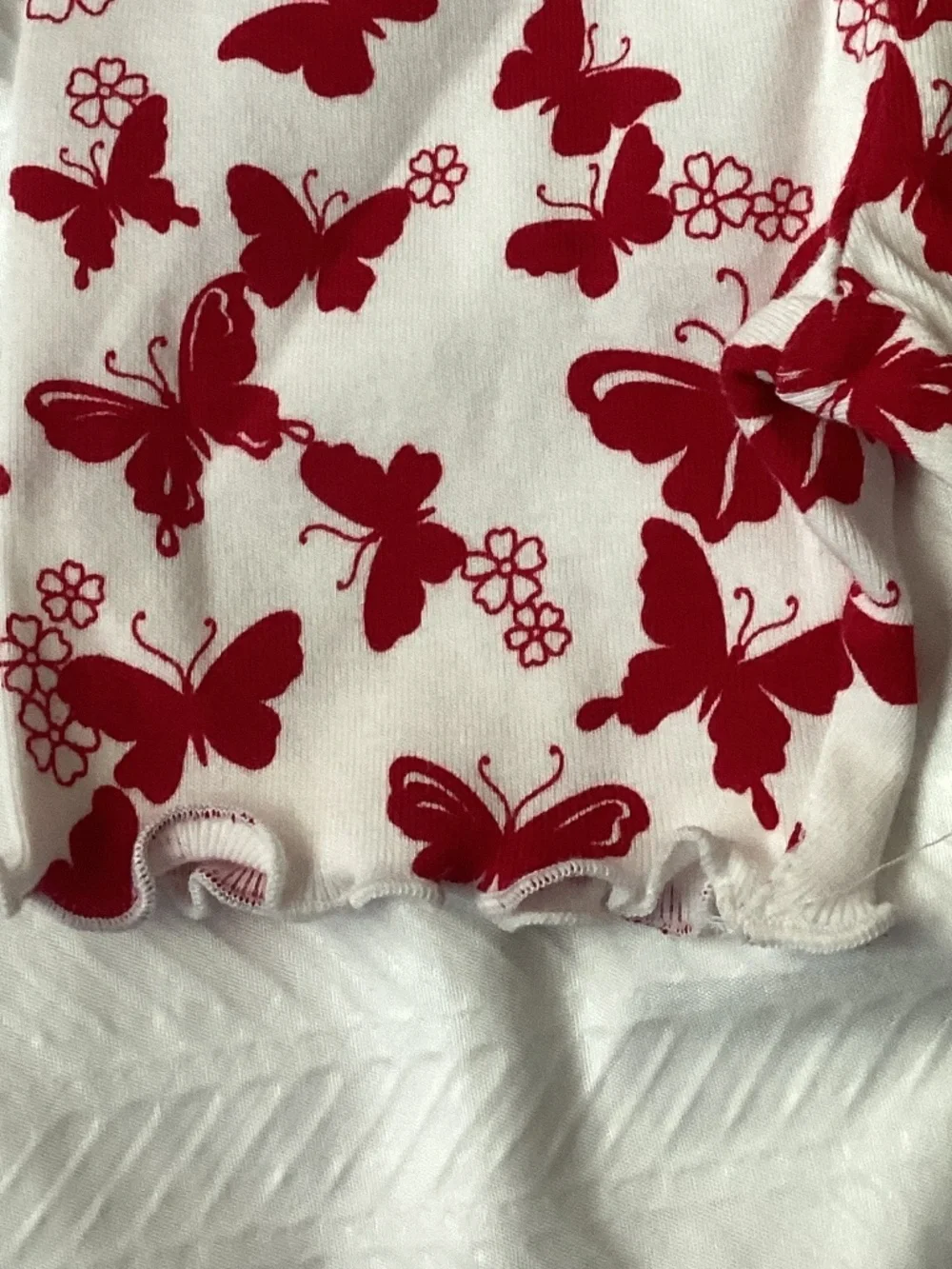 NEW Gymboree La Playa Butterfly & Flowers Shorts 18-24 Months Vintage